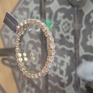Cristabelle gold rhinestone bracelet. New from Nordstrom, wrap shut